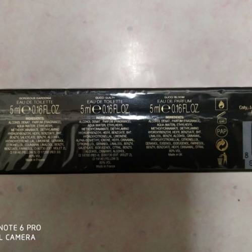 CUCCI 4支香水  全新