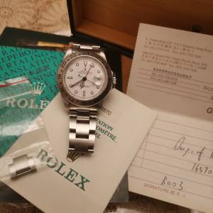 Rolex Explorer 2 白表 （一手用家）