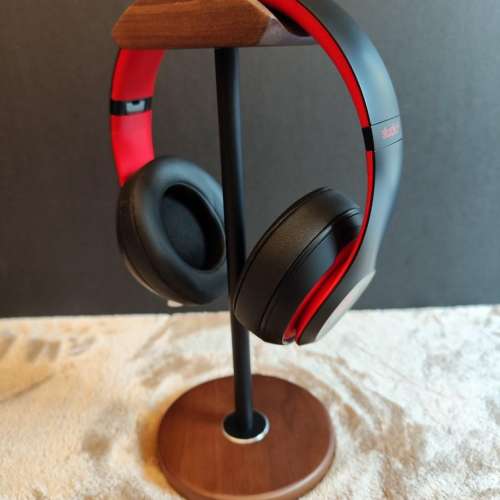 Headphone Holder Stand for Desk, Wood and Metal Headset Hanger Mount Hook...