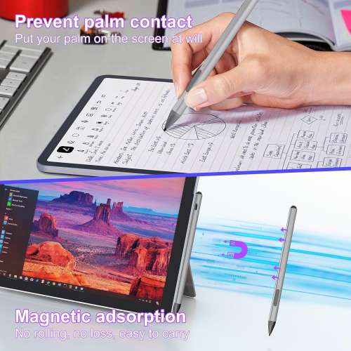 Microsoft Surface Pro/Book/Laptop - Stylus PEN -Windows Stylus with Palm Rej.