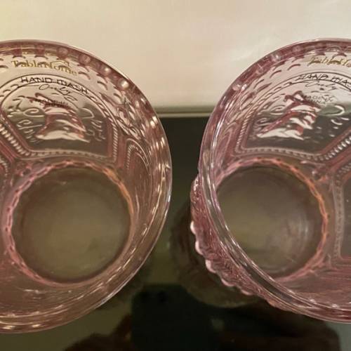 粉色兔子玻璃杯一對 (重身無盒)