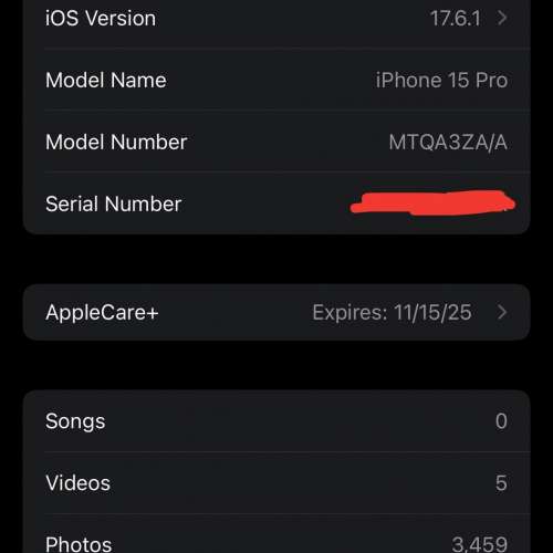 Iphone 15 pro 256GB 鈦色