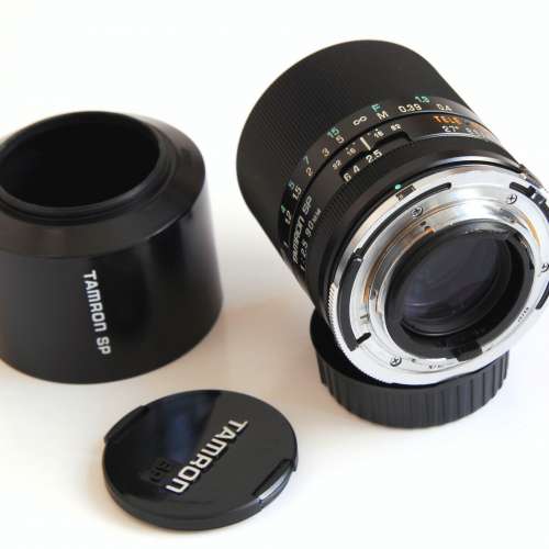 Tamron SP 90mm f2.5 Macro 52B 原廠 Hood, Adaptall-2 Nikon AI mount  95% new