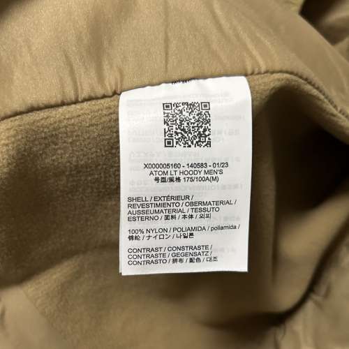 始祖鳥 Atom LT Hoody