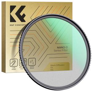 K&F Concept Nano-D Series,1/4 Filter 24 Multi-Layer Black Mist Diffusion Effect