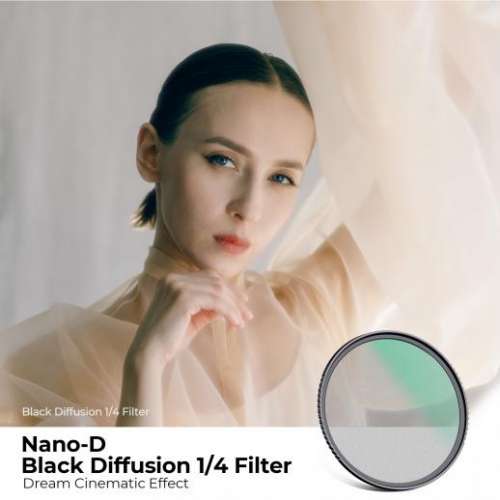 K&F Concept Nano-D Series,1/4 Filter 24 Multi-Layer Black Mist - 46mm