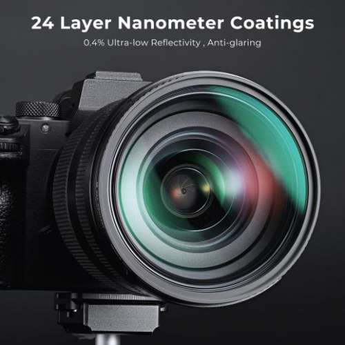 1/4 24 Multi-Layer Black Mist Diffusion Effect Filter 黑柔焦濾鏡(強度) - 72mm