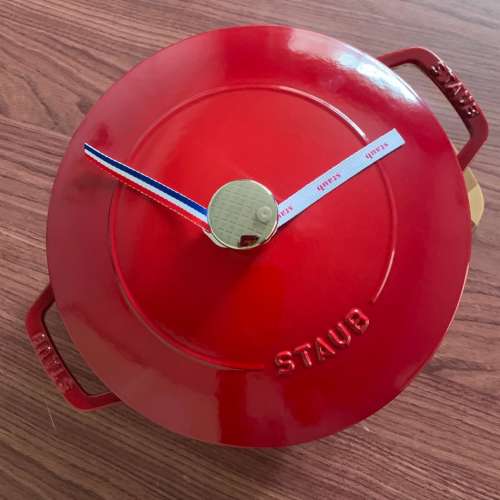 法國 staub 28cm 琺瑯鑄鐵鍋