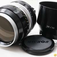 Nikon Nippon Kogaku Nikkor-P 105mm F2.5 (non-AI) 藝康真正人像鏡皇(全套) 全新一樣