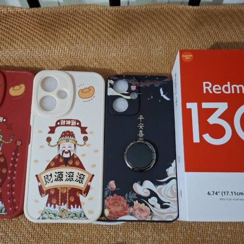 紅米Redmi 13C 8Gb ram+256Gb 雙卡 4G上網 智能手機，加送多樣贈品20000mah尿袋加埋...
