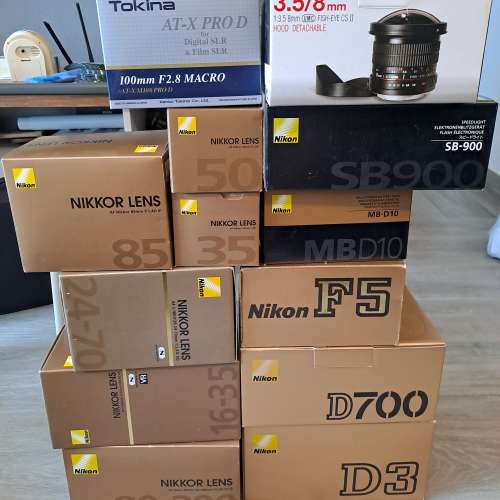 放售極新淨Nikon 器材,愛機用家,保養極好