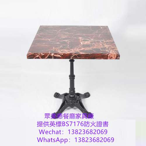 #防火膠板抽屜餐枱 #傢俬訂製工廠 #訂造餐廳二四人桌 #茶餐廳雲石大理石家私 #仿石...