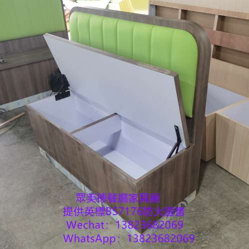 #真皮梳化 #餐廰卡位梳化 #翻蓋儲物卡位 #港式茶餐廳加工廠卡位梳化 #西餐廳阻燃卡...