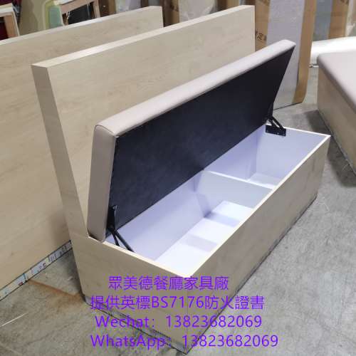 #儲物櫃沙發座椅訂做廠商 #茶餐法式意大利餐飲店家具沙發卡坐傢私廠 #長條卡位梳化...