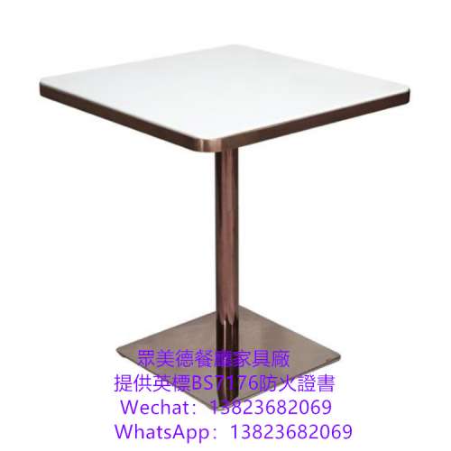 #深圳市眾美德餐廳傢具廠直供香港澳門 #不鏽鋼包大理石餐檯訂做 #餐館飯店金屬餐桌...