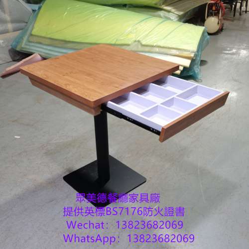#抽桶儲物餐檯  #茶餐廳飯臺table #專業傢俬訂製廠 #櫃桶分隔抽屜餐檯訂造 #餐廳枱...