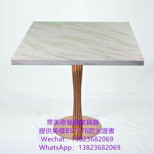 #火燒石餐桌訂做 #岩板包金屬邊餐枱訂造 #港式餐廳桌子批發價格 #黑色黑金沙大理石...