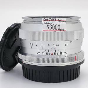 99% New Carl Zeiss Planar 50mm F2手動鏡頭, 深水埗門市可購買