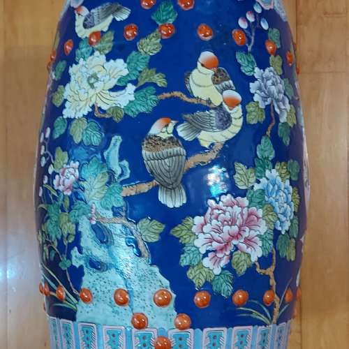 粉彩瓷鼓/櫈  Porcelain Stool