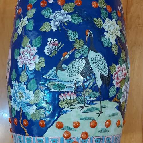 粉彩瓷鼓/櫈  Porcelain Stool