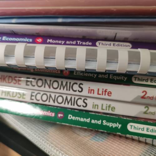 Exploring Economics Book: 1,3, 6 HKDSE Economics in Life Macroeconomics 1 and 2