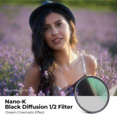 K&F Concept Nano-K Series,1 / 2 Black Mist Filter With Haoge Ring For X100VI