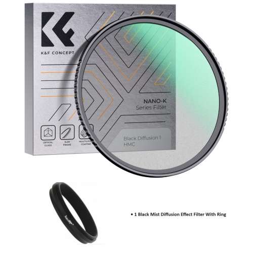 K&F Concept Nano-K Series,1 Black Mist Filter With Haoge Ring For X100VI 黑柔濾...