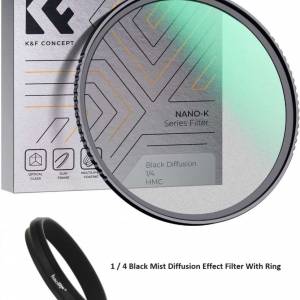 K&F Concept Nano-K Series,1 / 4 Black Mist Filter With Haoge Ring For X100VI ...