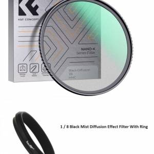 Nano-K Series,1 / 8 Black Mist Diffusion Effect Filter For Fujifilm X100VI