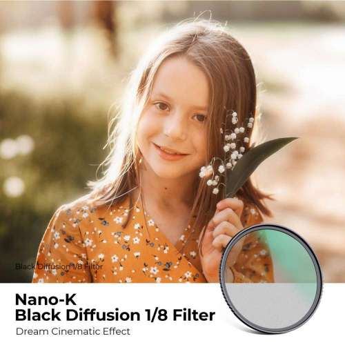 Nano-K Series,1 / 8 Black Mist Diffusion Effect Filter For Fujifilm X100VI