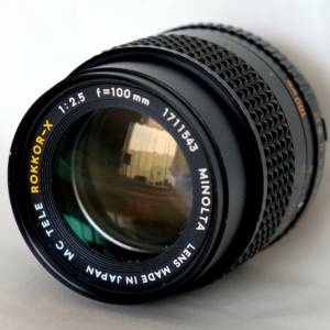 Minolta MC Rokkor-X 100mm f2.5