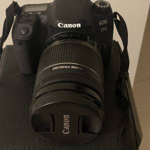 一套相機 Canon 77d Body + 18-200 + 10-18 + 28mm 2.8 + 50mm 1.8