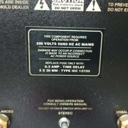 美國製 Threshold T200經典A類Pass前身 (accuphase , mbl , Gryphon