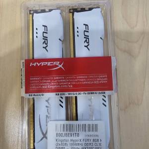 Kingston HyperX Fury 8GB (2x4GB) DDR3-1866 CL10 Ram Memory kit