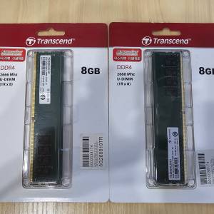 Transcend DDR4-2666 U-DIMM (1Rx8) 1.2V Ram memory