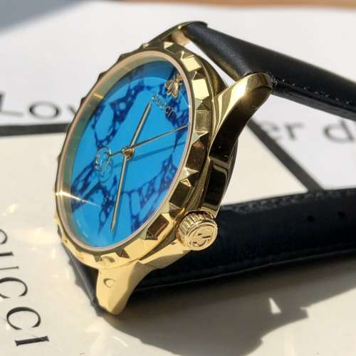 Original Gucci小蜜蜂原装瑞士石英机芯 蓝宝石玻璃