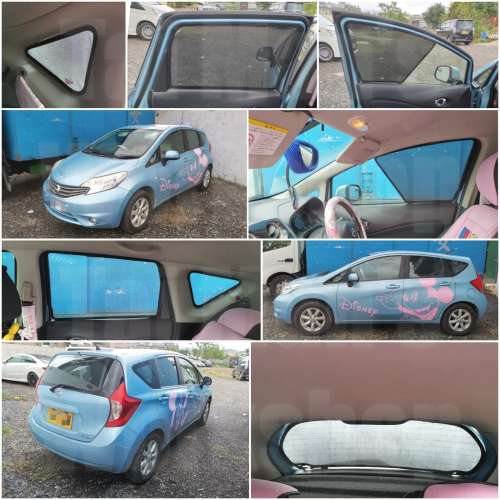 Nissan Note 全車磁石濾光窗網太陽擋