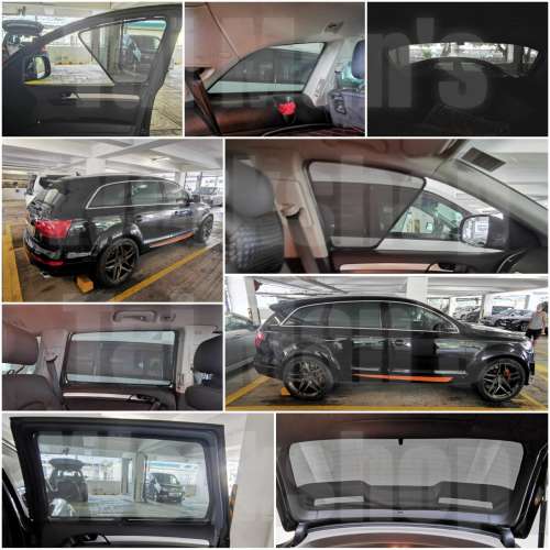 Audi Q7 全車濾光窗網太陽擋