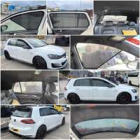 Volkswagen Golf mk6 mk7 全車磁石濾光窗網太陽擋