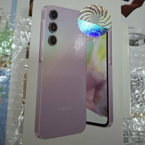 24年8月12單 全新行貨連贈品 三星 Samsung A35 5G (8GB + 128GB) 紫色 手機