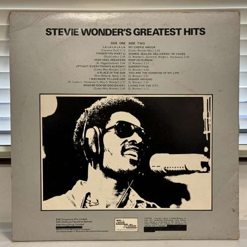 Stevie Wonder ‎– Stevie Wonder's Greatest Hits (1974 Vinyl)