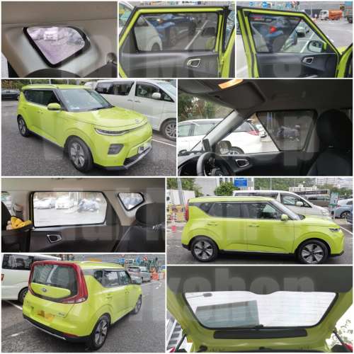 Kia Soul 全車磁石濾光窗網太陽擋