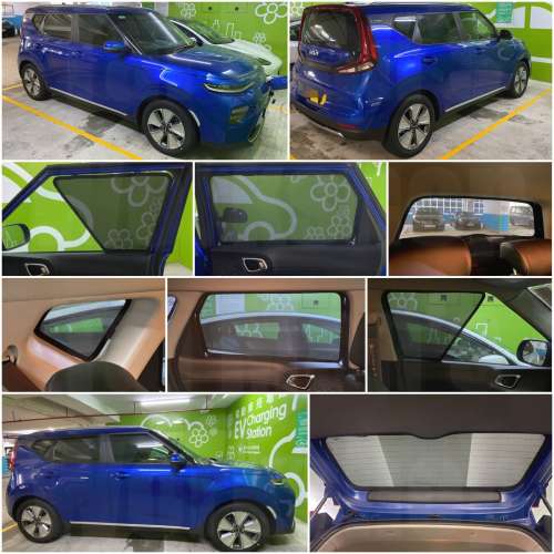 Kia Soul 全車磁石濾光窗網太陽擋