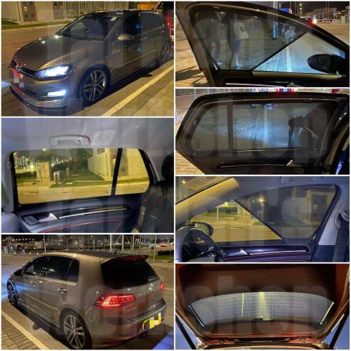 VW Golf MK7 MK6 全車磁石濾光窗網太陽擋