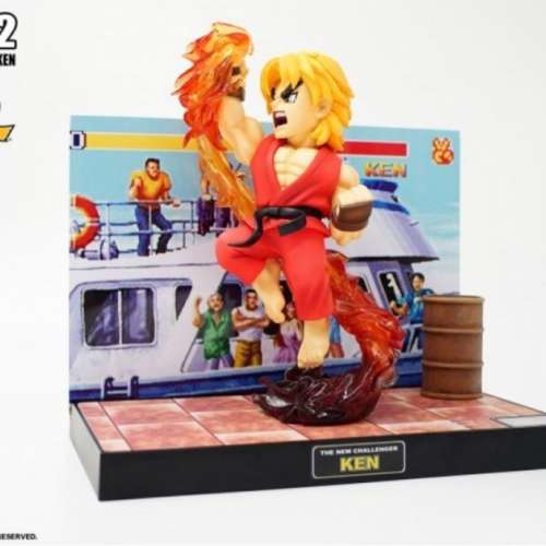 100%全新未開 絕版 Capcom 正版 街頭霸王 健 Street Fighter T.N.C-02 (The New Ch...