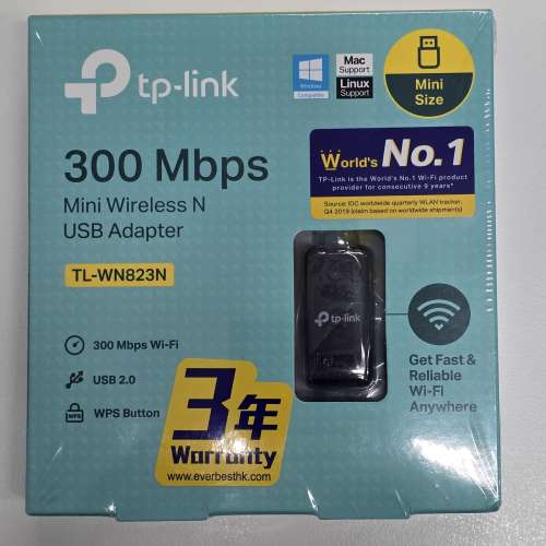 全新 WN823N TP-link TL-mini wireless N USB Adapter