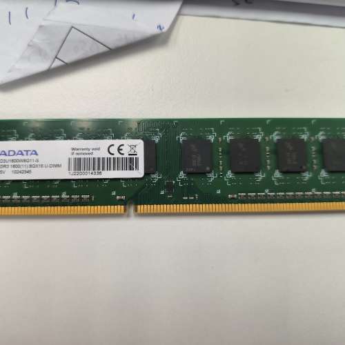 DDR3 1600 -8GB Ram 兩條