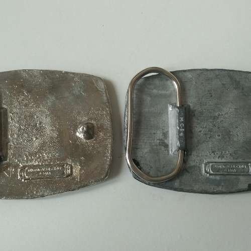 全新 紅色 骷髏頭 腰帶扣