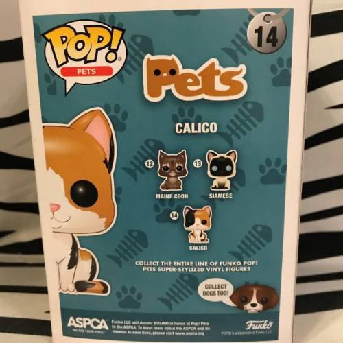 (14) FUNKO POP! Pets ~ Calico (Vinyl Figure)