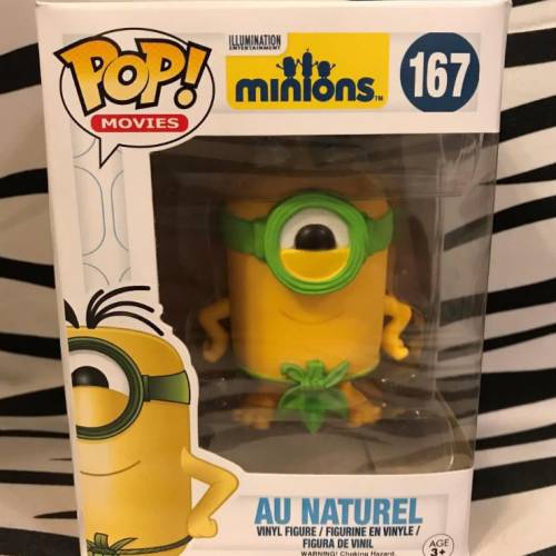(167) FUNKO POP! Movies ~ Minions - Au Naturel (Vinyl Figure)